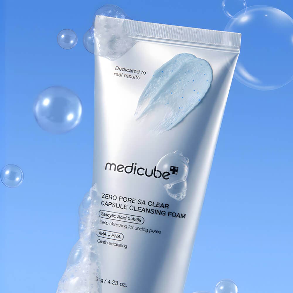 Пенка капсульная для очищения пор | Medicube Zero Pore Sa Clear Capsule Cleansing Foam 120g