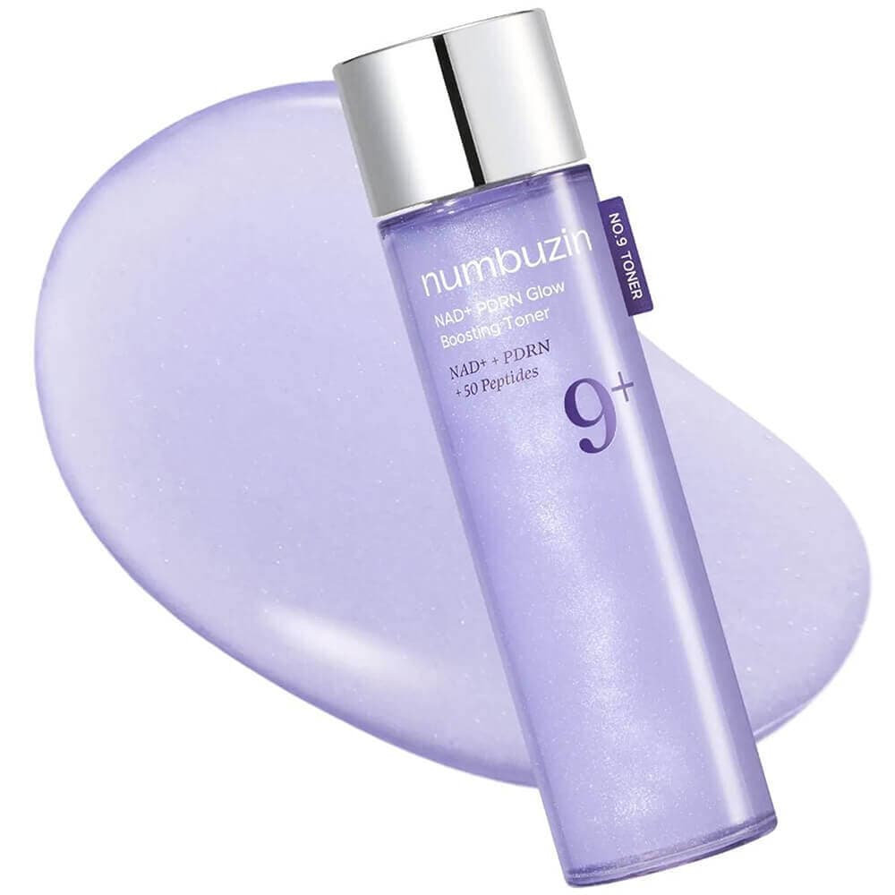 Тонер-бустер пептидный с PDRN с эффектом сияния | Numbuzin No.9 NAD+ PDRN Glow Boosting Toner 150ml