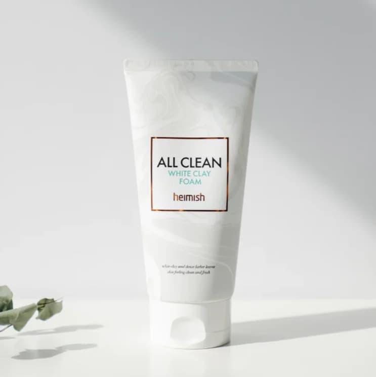 Глиняная пенка для глубокого очищения пор  | Heimish All Clean White Clay Foam 150 g