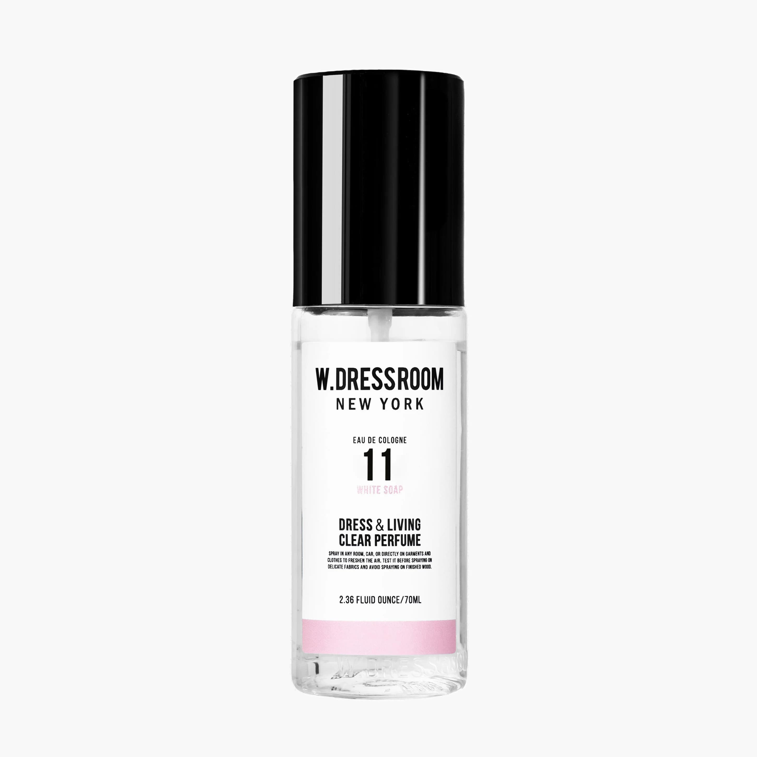 Парфюмированный спрей для одежды и дома | W.DRESSROOM Dress & Living Clear Perfume №11 White Soap 70 ml