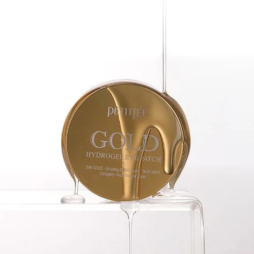 Гидрогелевые патчи для век с женьшенем и коллагеном  | Petitfee Gold Hydrogel Eye Patch 60 ea - фото 5