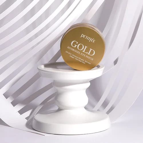 Гидрогелевые патчи для век с женьшенем и коллагеном  | Petitfee Gold Hydrogel Eye Patch 60 ea - фото 3