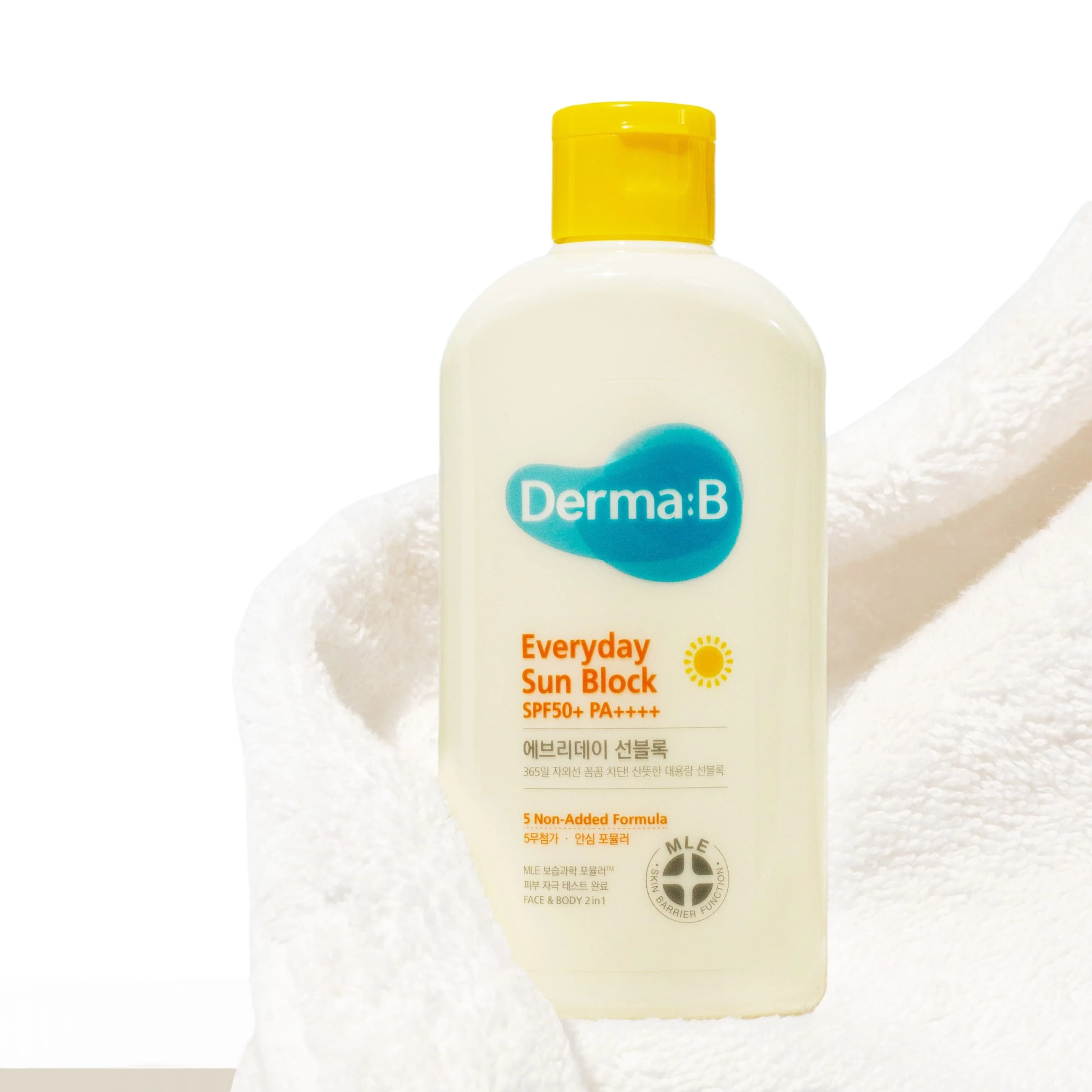 Крем солнцезащитный | Derma:B Sun Block SPF50+ PA++++ 200 ml - фото 4