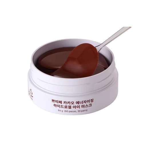 Тонизирующие гидрогелевые патчи с какао | Petitfee Cacao Energizing Hydrogel Eye Patch 60 ea - фото 3