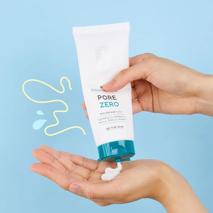 Пенка для умывания для борьбы с чёрными точками | Be The Skin BHA+ PORE ZERO Cleansing Foam 150 g - фото 2