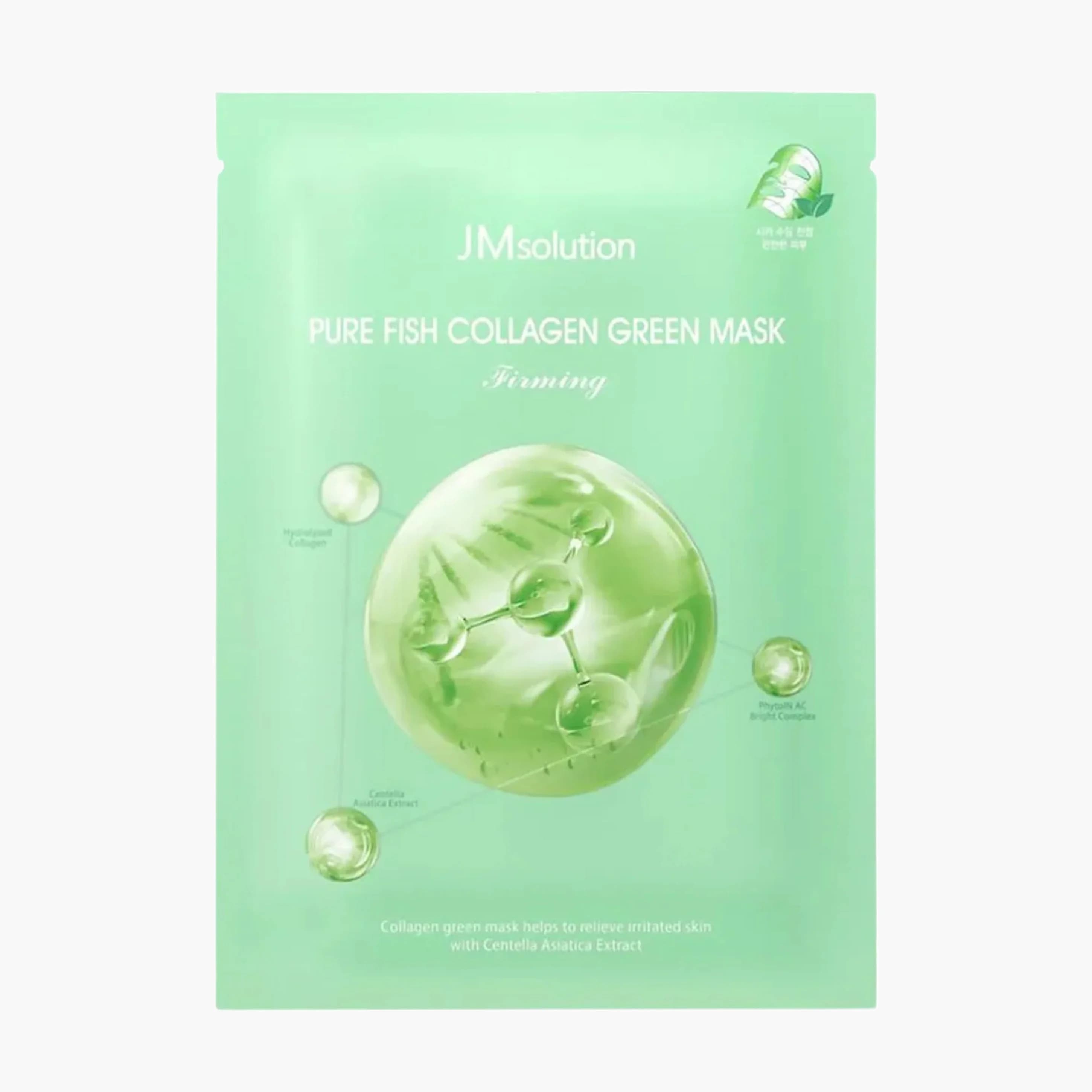 Маска успокаивающая с коллагеном | JMsolution Pure Collagen Green Mask Firming 30 ml