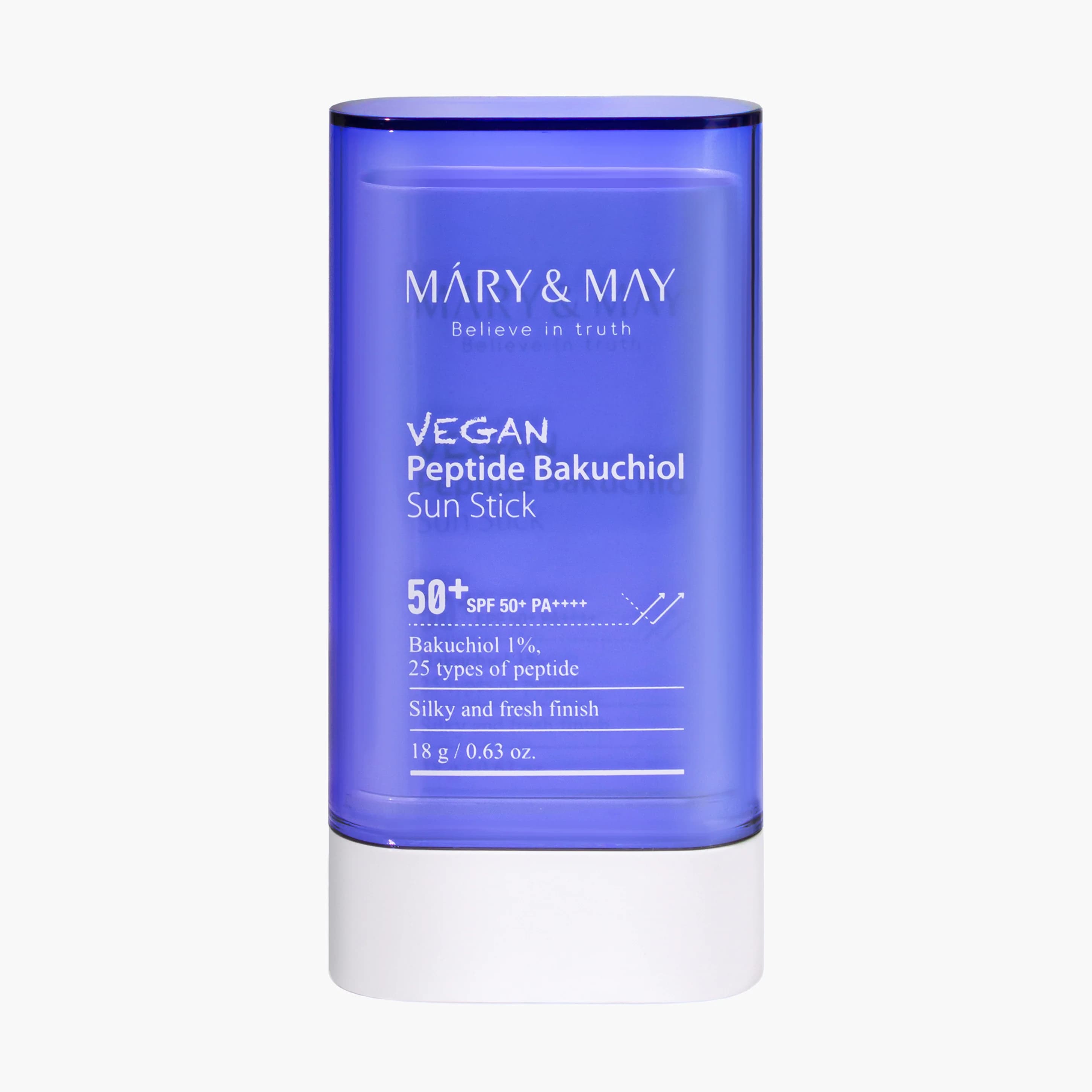 Стик солнцезащитный с бакучиолом и пептидами | Mary&May Vegan Peptide Bakuchiol Sun Stick SPF50+ PA++++ 18 g Срок годности до: 08.06.2026г.