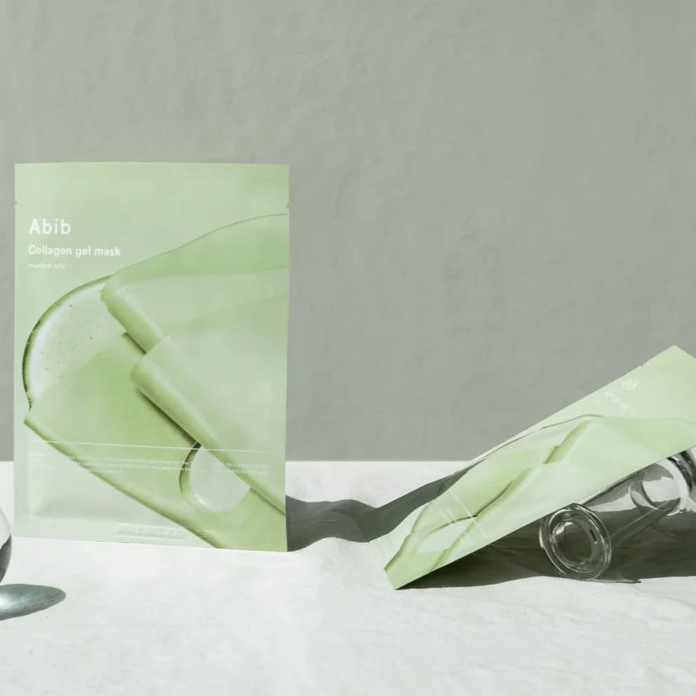 Маска гелевая c коллагеном| Abib Collagen Gel Mask Heartleaf Jelly 35 g - фото 6