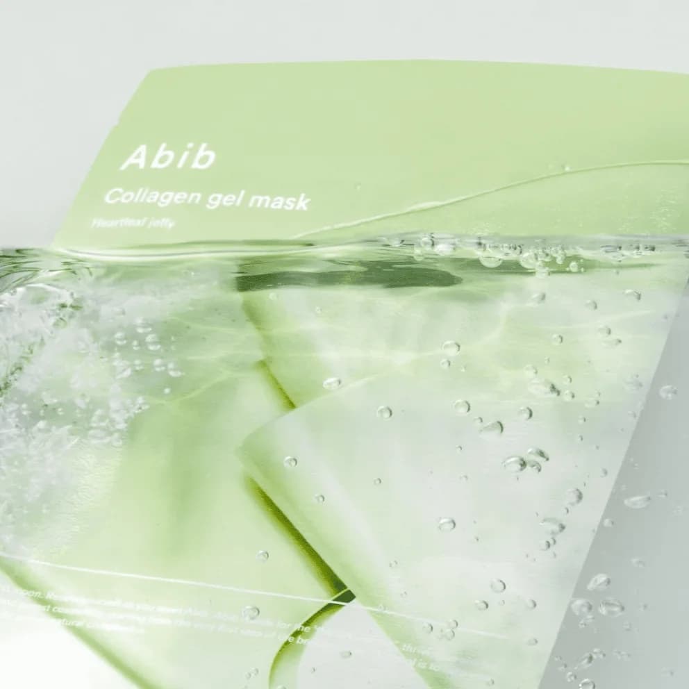 Маска гелевая c коллагеном| Abib Collagen Gel Mask Heartleaf Jelly 35 g - фото 3