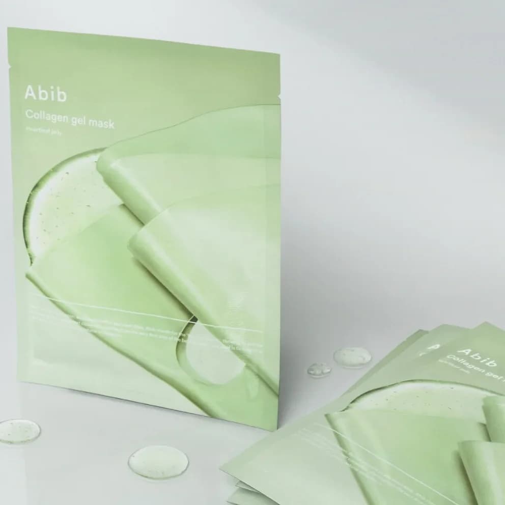Маска гелевая c коллагеном| Abib Collagen Gel Mask Heartleaf Jelly 35 g - фото 2