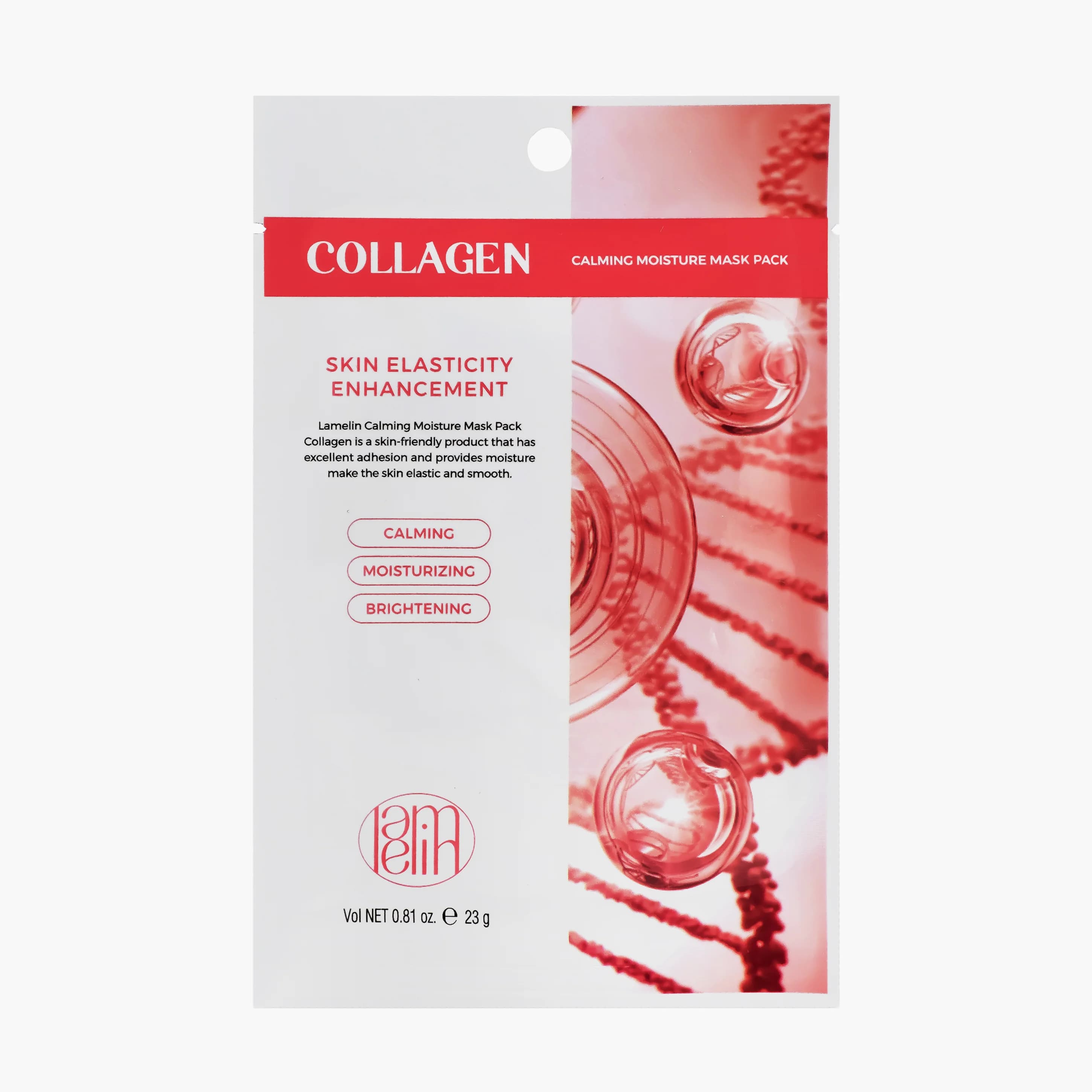 Маска для лица с коллагеном | Lamelin Calming Moisture Mask Pack Collagen 23 g