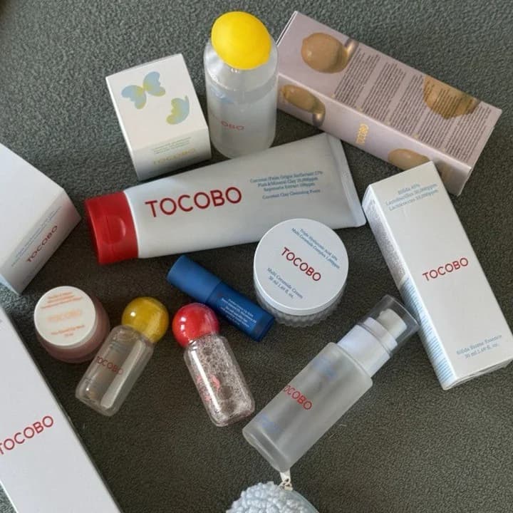 Косметичка | Tocobo Light Blue Fur Pouch - фото 2