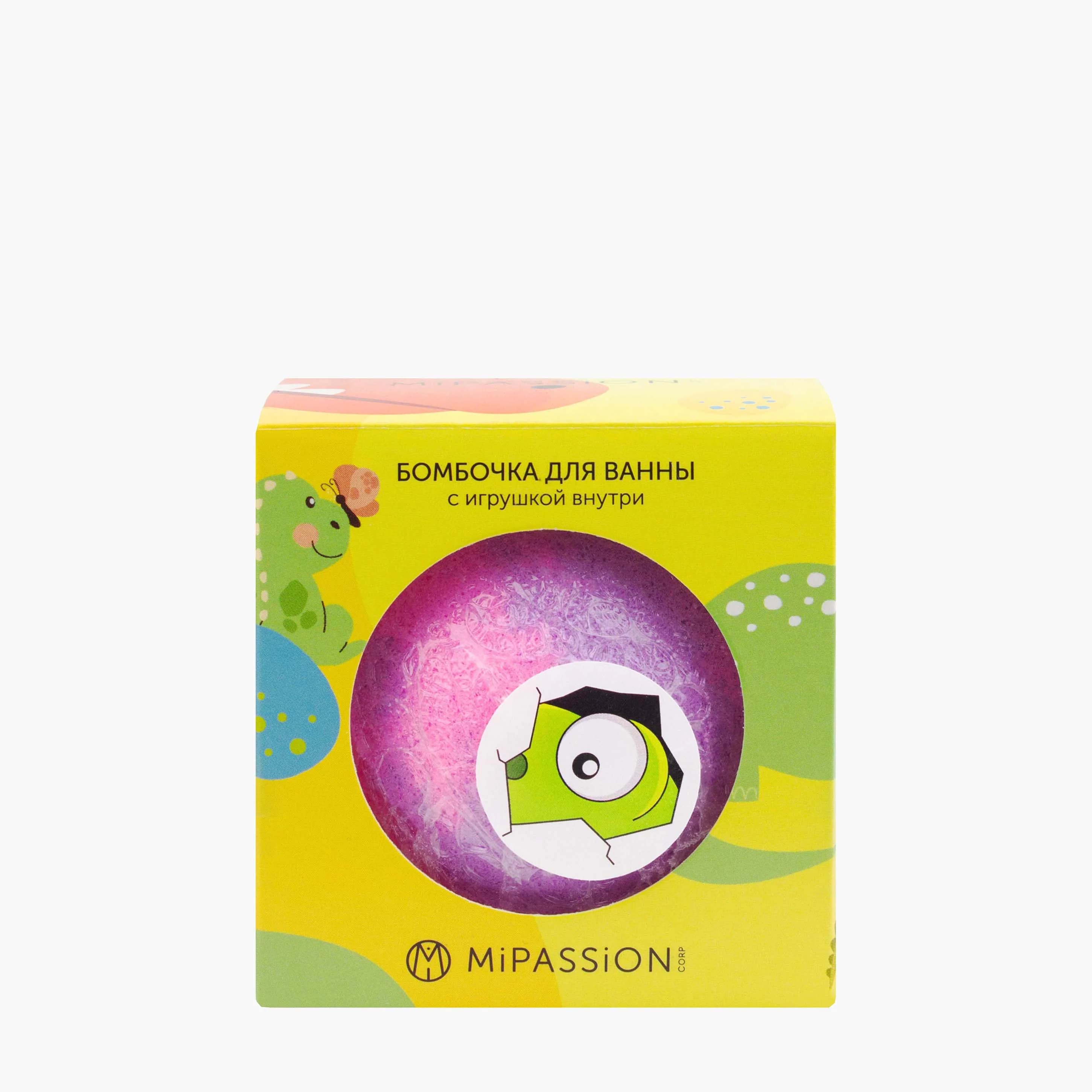 | Бомбочка для ванны "Динозаврики" с игрушкой 130 гр