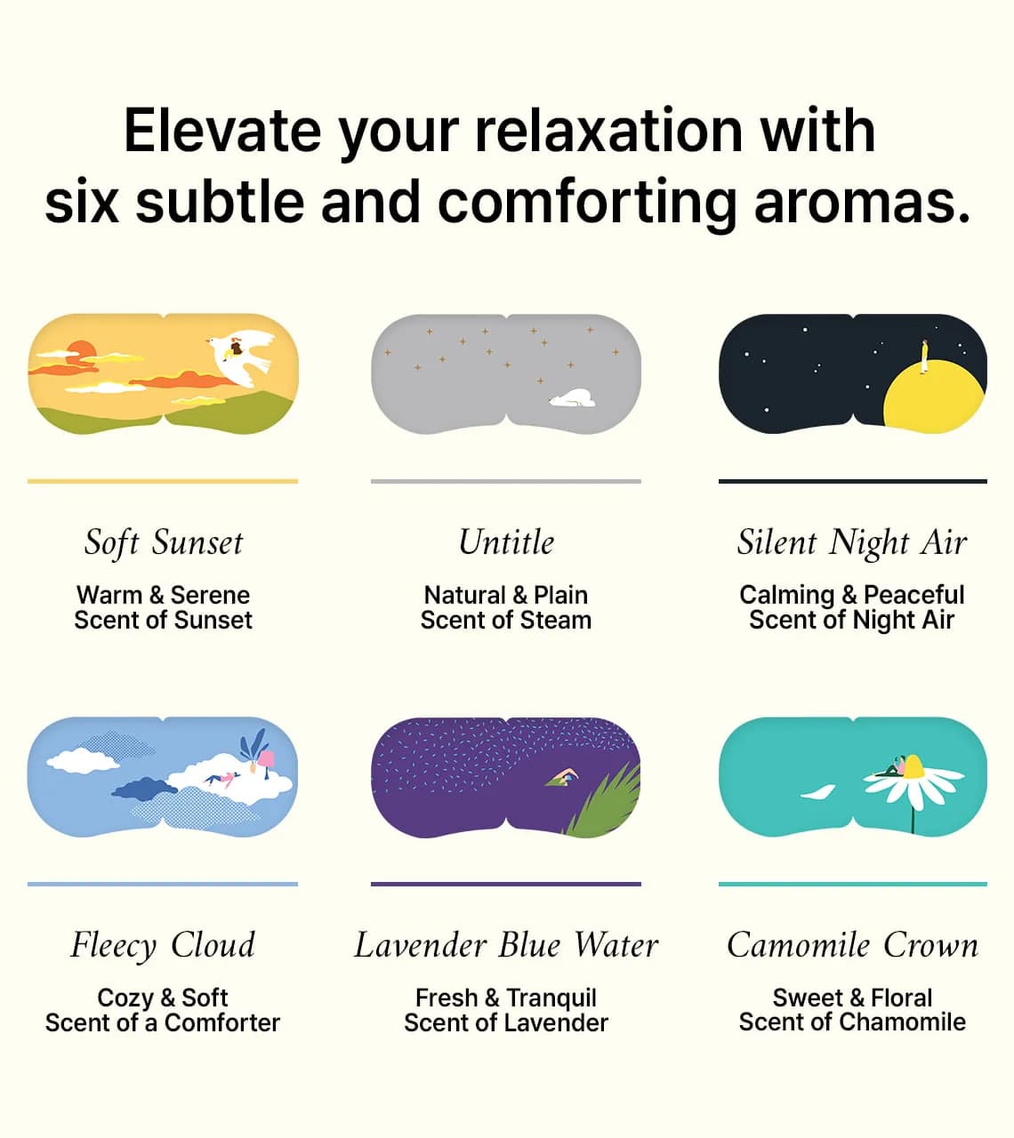 Маска паровая для глаз Мягкий закат | STEAMBASE Daily Eye Mask Soft Sunset - фото 4