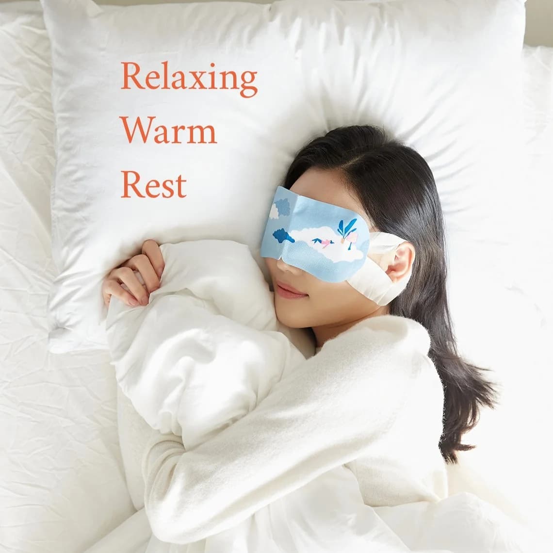 Маска паровая для глаз с жасмином| STEAMBASE Daily Eye Mask Fleecy Cloud - фото 5