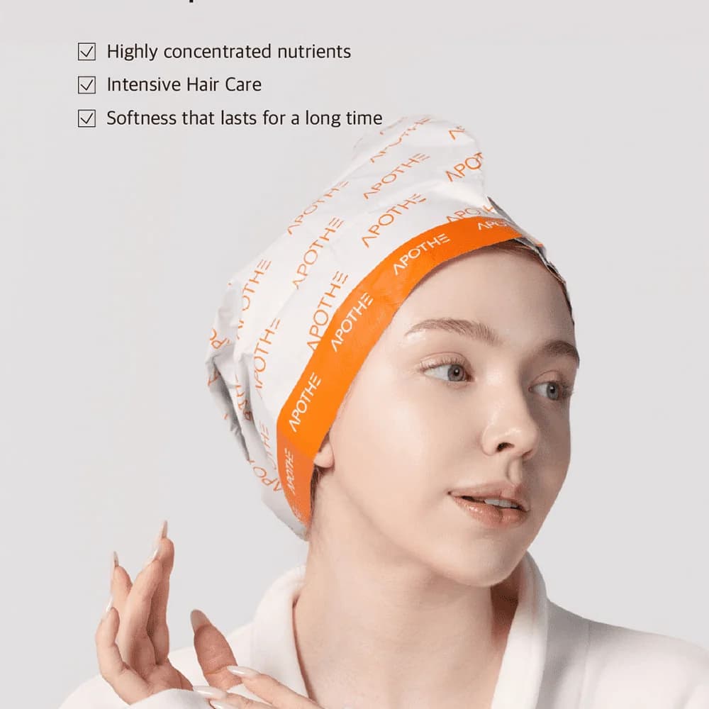 Маска-шапочка для восстановления волос | Apothe Silky Hair Pack 35 ml - фото 3