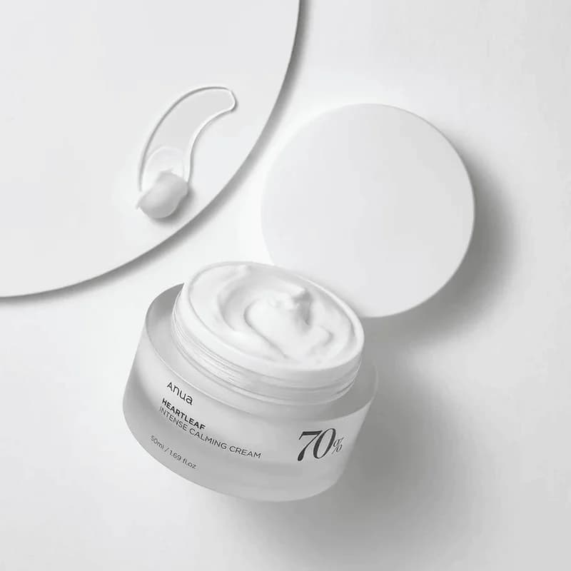 Крем для лица успокаивающий  | Anua Heartleaf 70% Intense Calming Cream 50 ml - фото 4