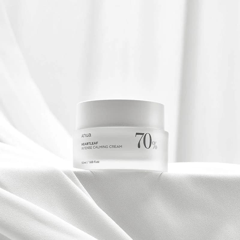 Крем для лица успокаивающий  | Anua Heartleaf 70% Intense Calming Cream 50 ml - фото 3