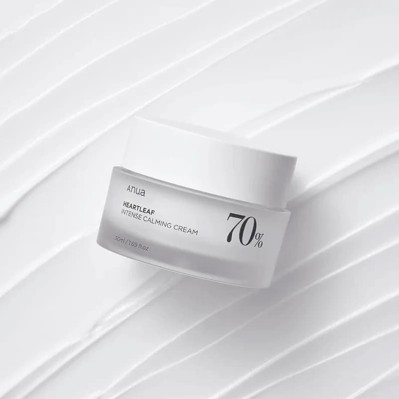 Крем для лица успокаивающий  | Anua Heartleaf 70% Intense Calming Cream 50 ml - фото 2
