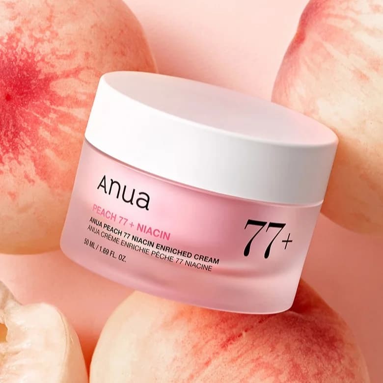 Крем для лица с экстрактом персика и ниацинамидом | Anua Peach 77 Niacin Enriched Cream 50 ml - фото 2