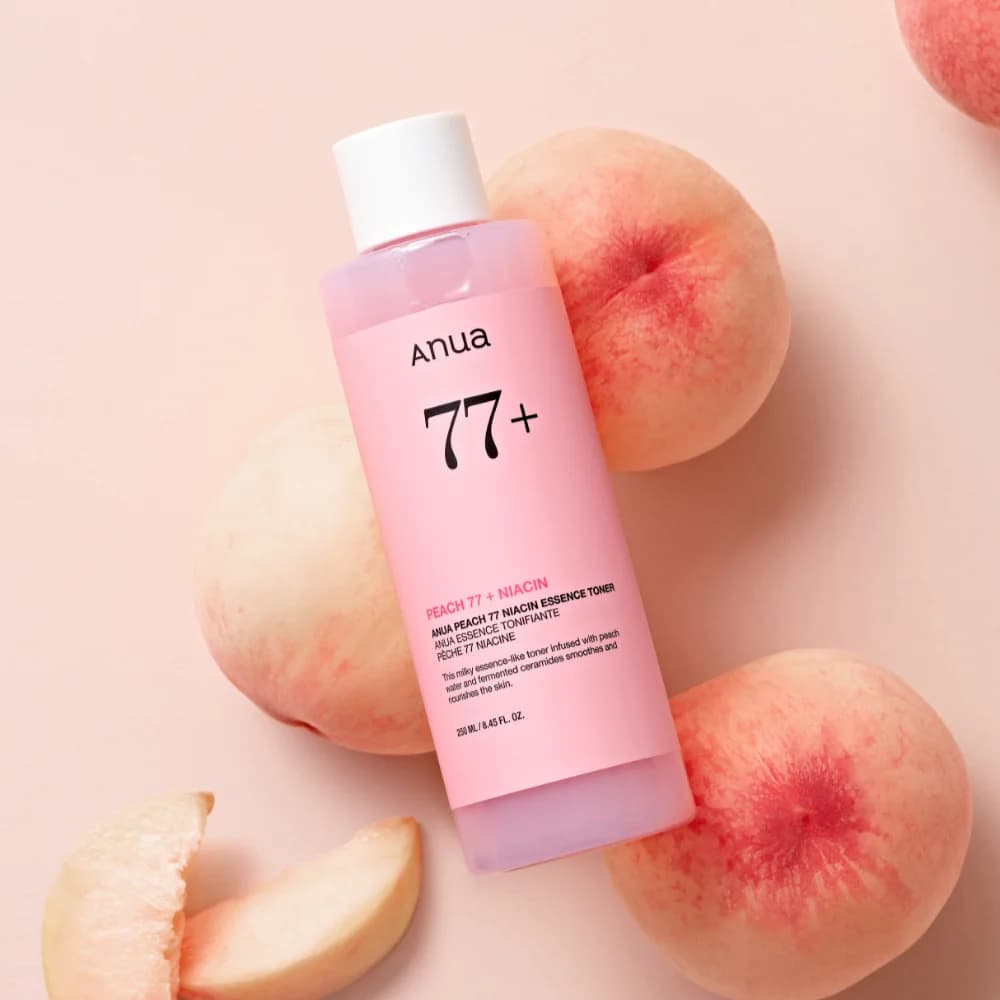 Тонер-эссенция с экстрактом персика и ниацинамидом | ANUA Peach 77 Niacin Essence Toner 250 ml - фото 2