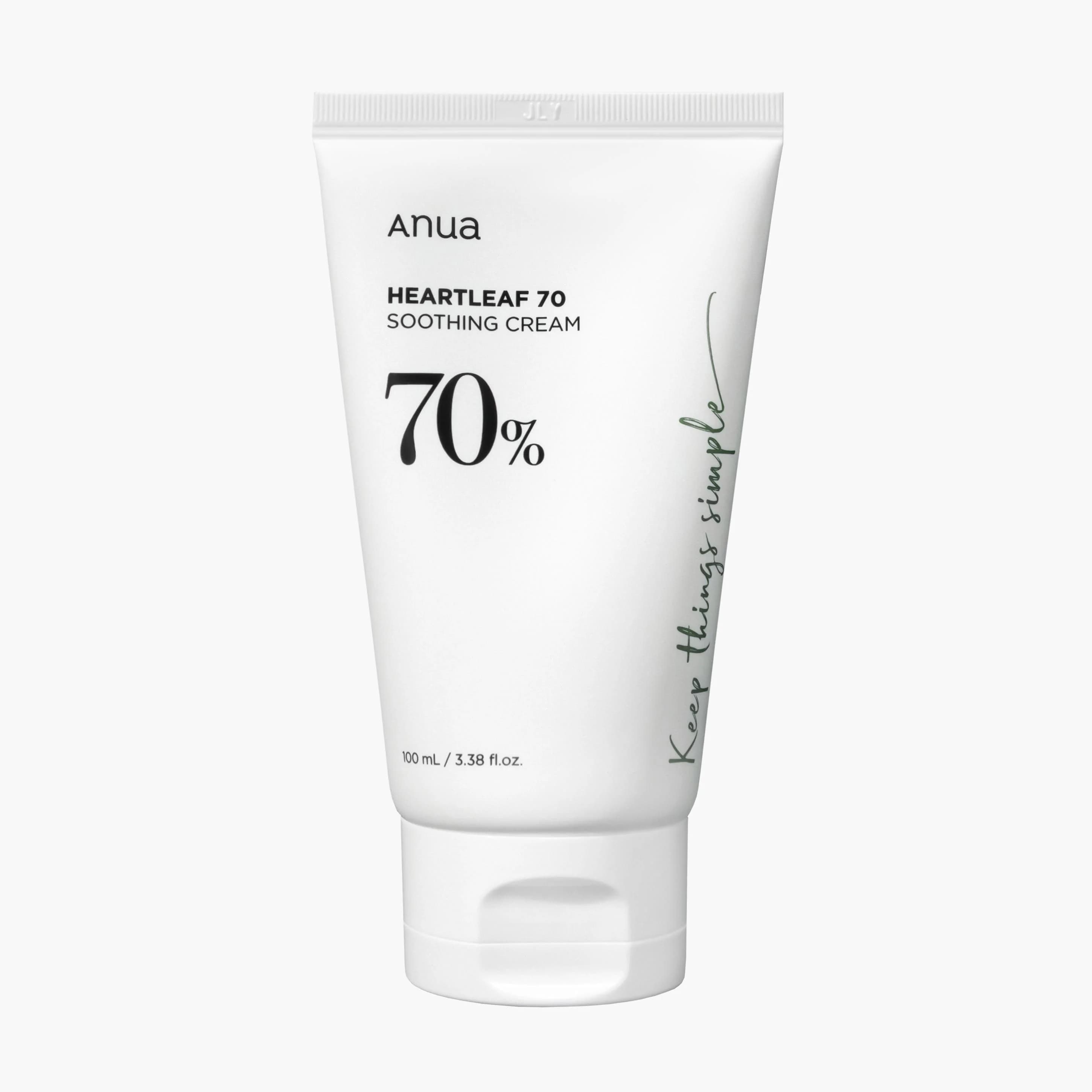 Крем для лица успокаивающий с хауттюйнией | ANUA Heartleaf 70% Soothing Cream 100 ml