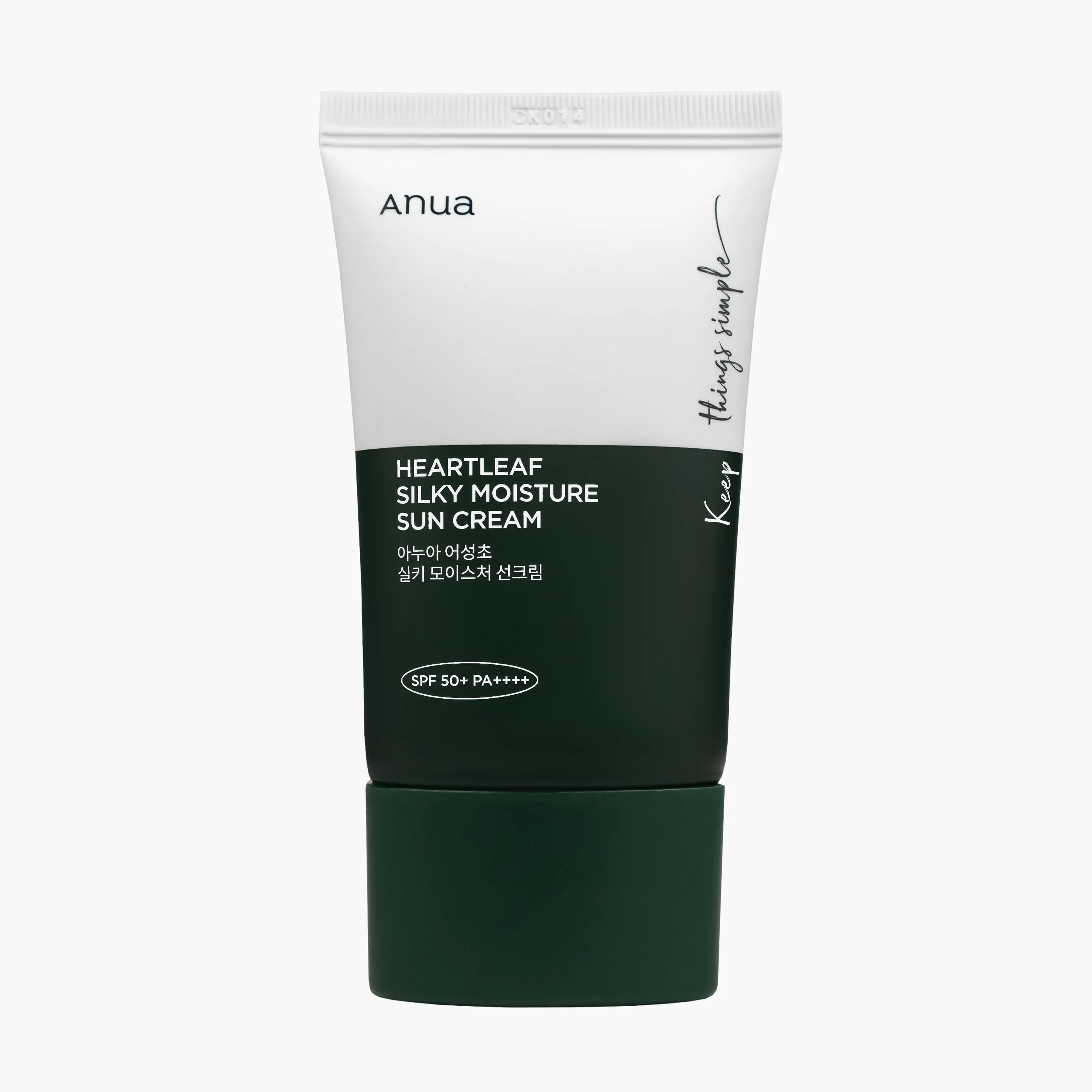 Крем солнцезащитный с экстрактом хауттюйнии | ANUA Heartleaf Silky Moisture Sunscreen 50ml