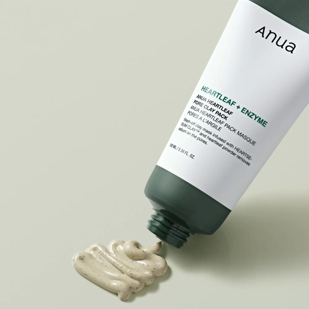 Маска глиняная для очищения пор с хауттюйнией | ANUA Heartleaf Pore Clay Pack 100ml - фото 7
