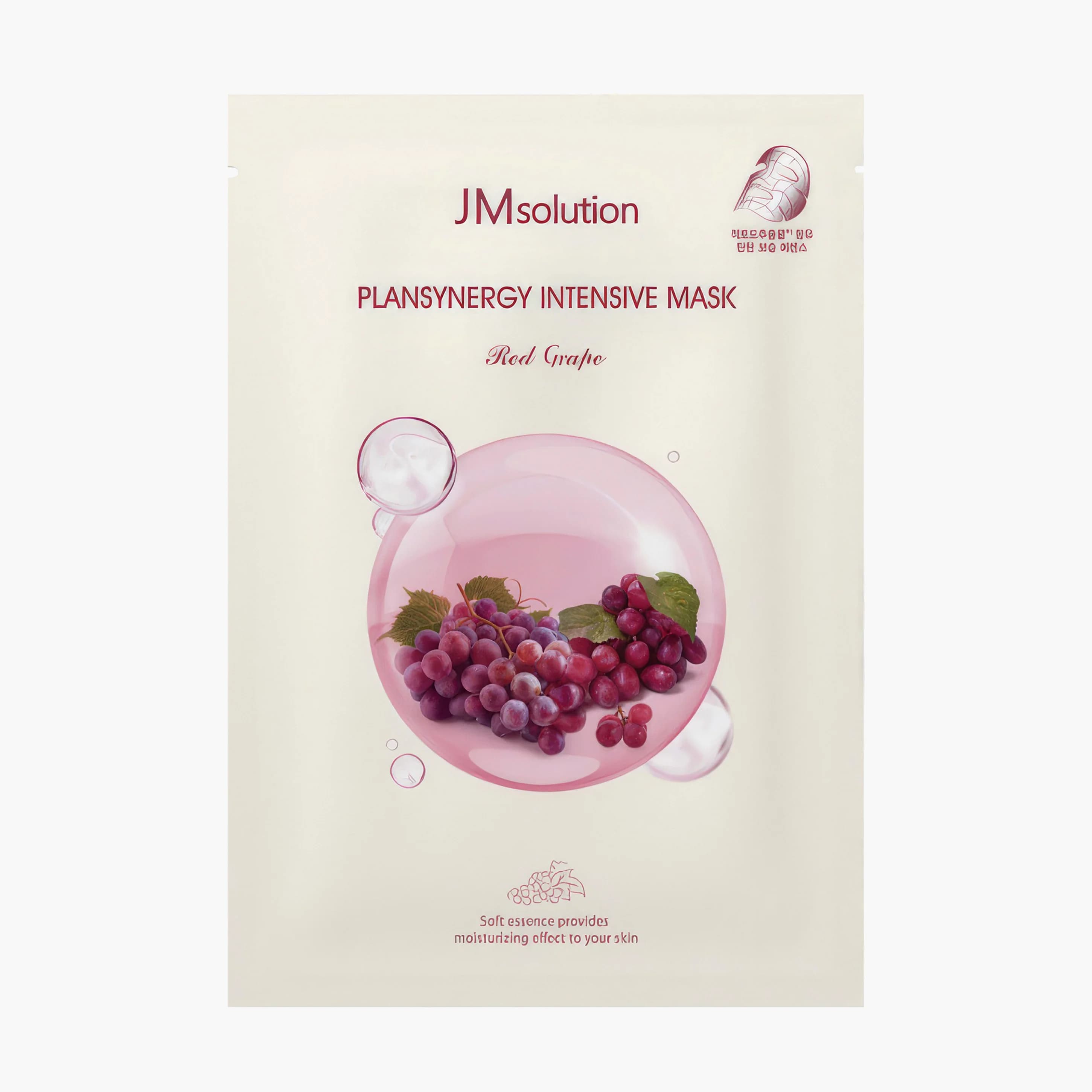 Маска тканевая с красным виноградом | JMsolution Plansynergy Intensive Mask 30 ml