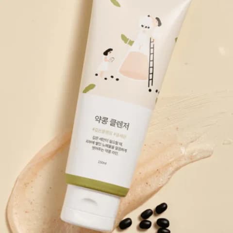 Пенка-скраб для умывания питательная с соей | Round Lab Soybean Cleanser 150 ml - фото 2