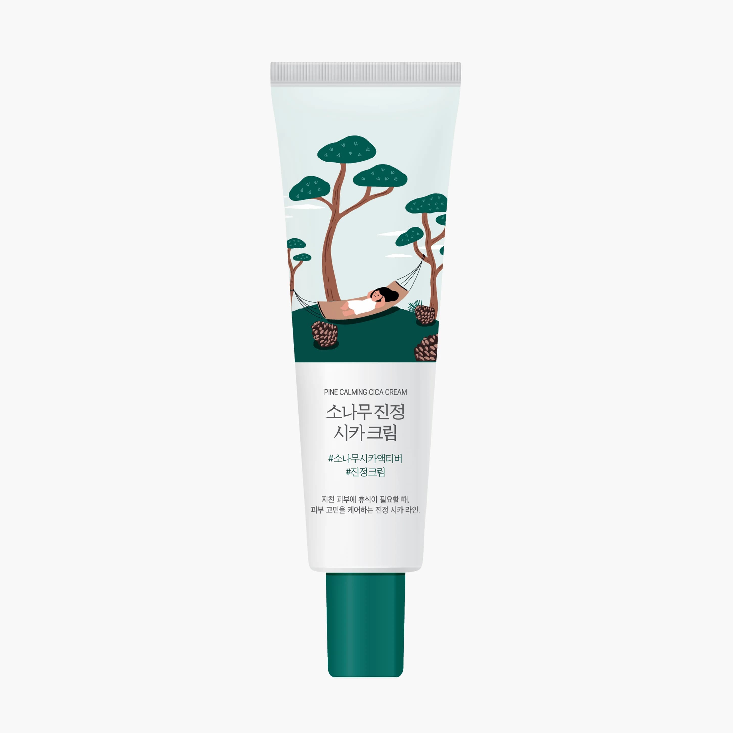 Крем с экстрактами сосны и центеллы для проблемной кожи | Round Lab Pine Calming Cica Cream 50ml