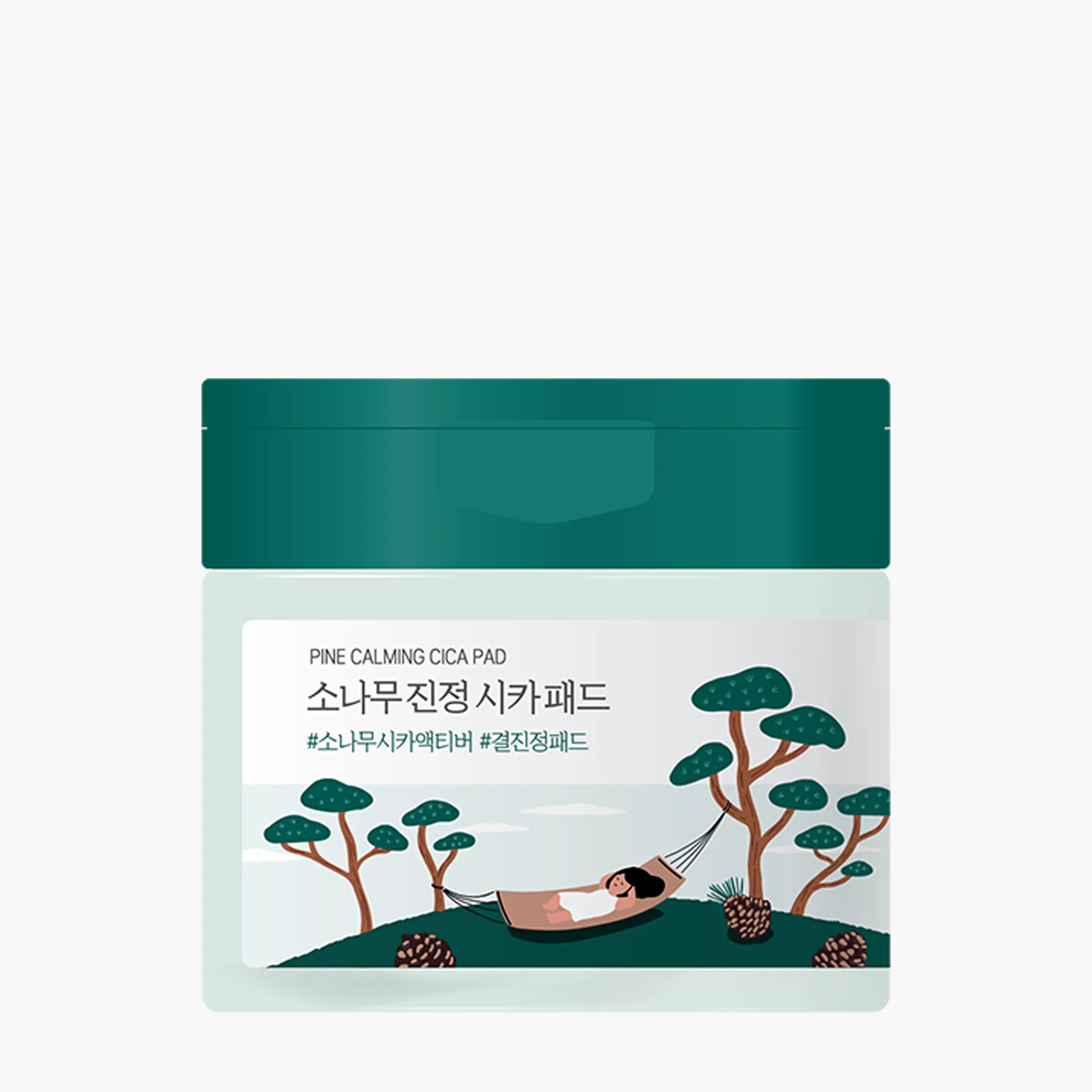 Пэды для лица | Round Lab Pine Calming Cica Pad 50