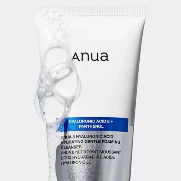 Пенка для умывания с гиалуроновой кислотой | ANUA Hydrating Gentle Foaming Cleanser 150ml - фото 4