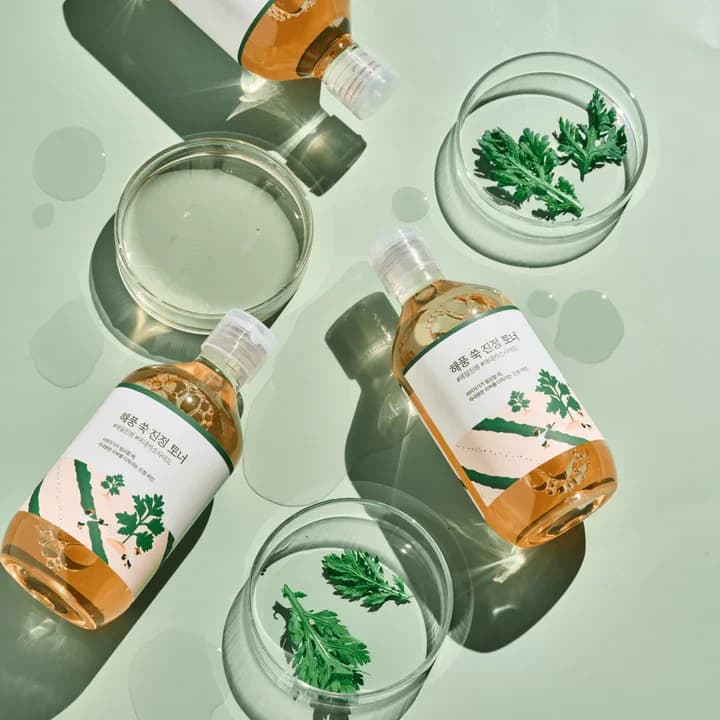 Тонер успокаивающий с полынью | Round Lab Mugwort Calmin Toner 300ml - фото 3