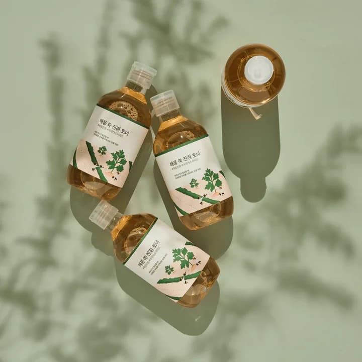 Тонер успокаивающий с полынью | Round Lab Mugwort Calmin Toner 300ml - фото 4