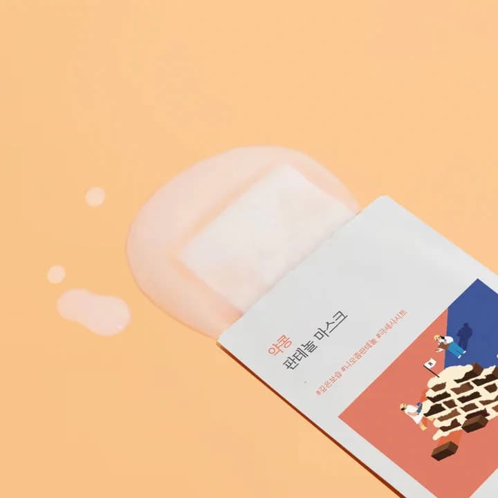 Маска тканевая с чёрной соей и пантенолом | Round Lab Soybean Panthenol Mask - фото 3