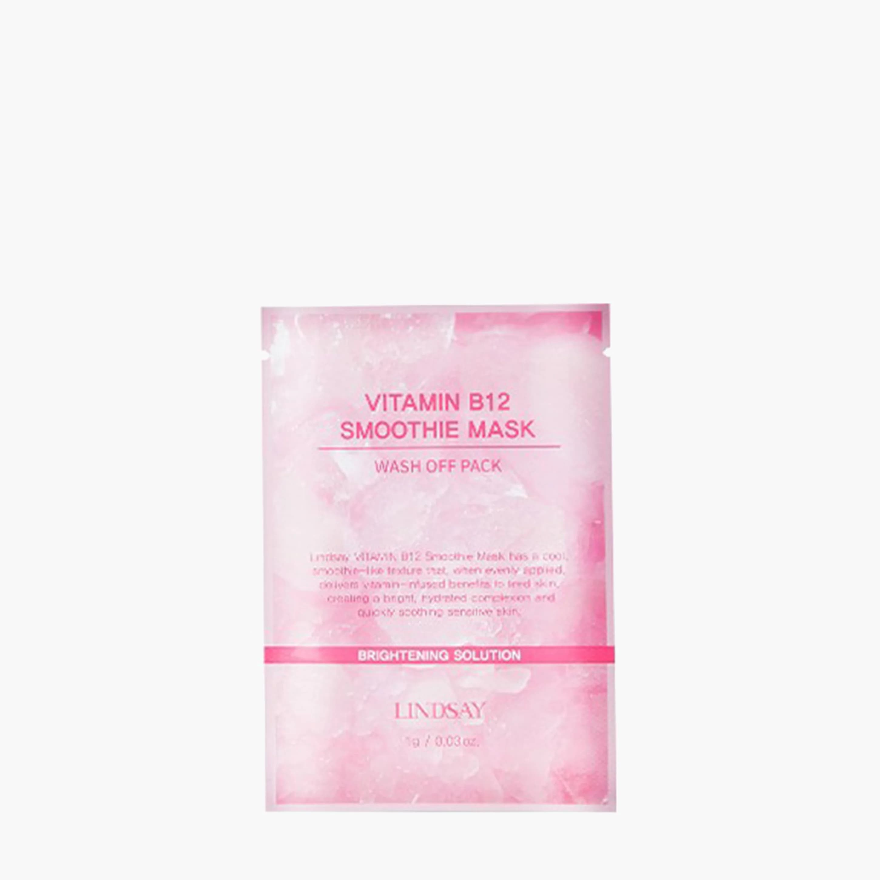 Маска витаминная смываемая | Lindsay Vitamin B12 Smoothie Mask Wash Off Pack 1g