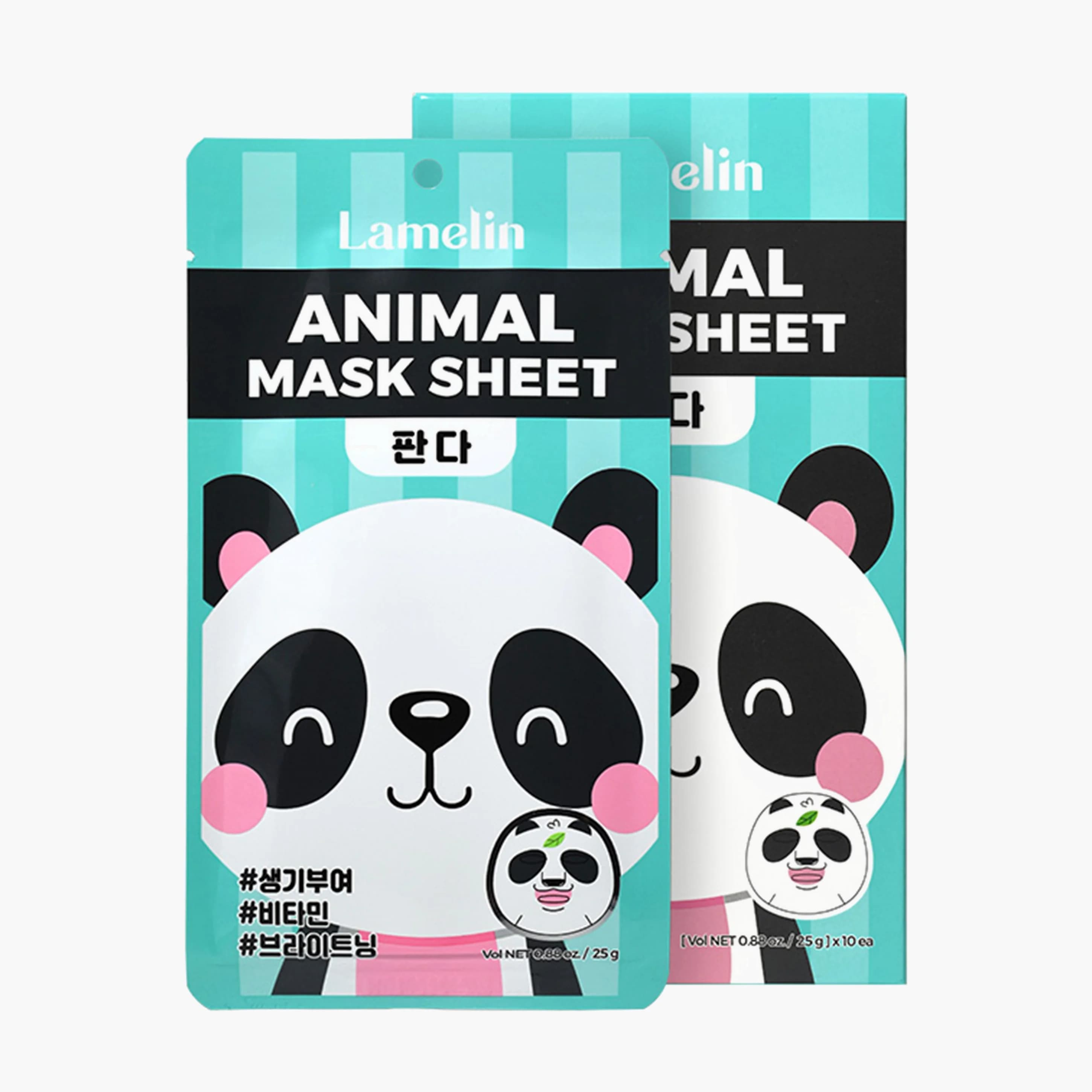 Маска тканевая | Lameline Animal Mask Sheet Panda
