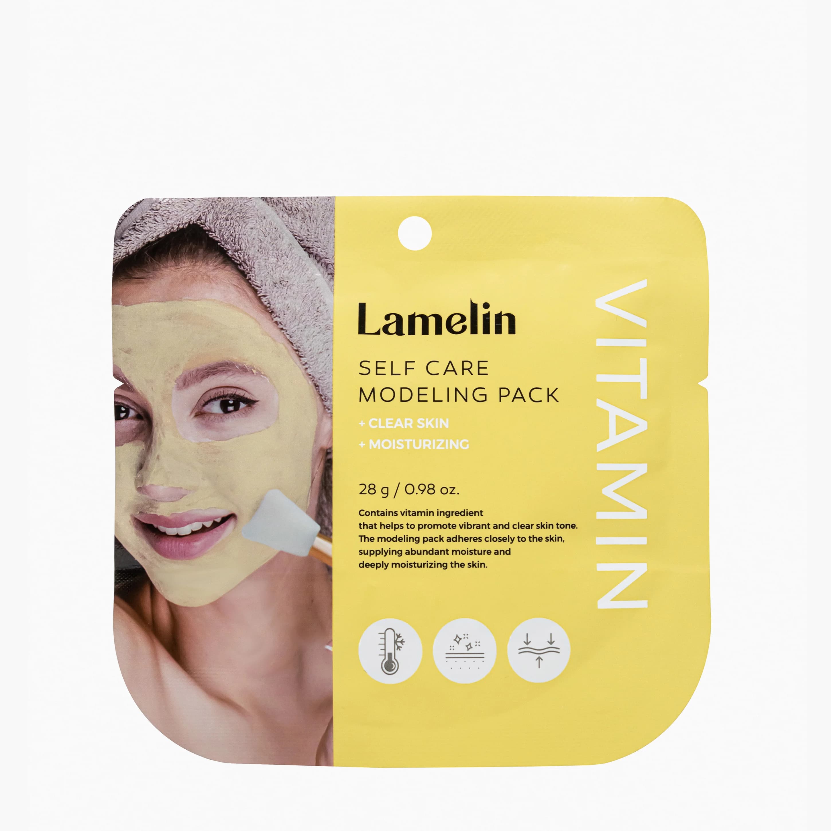 Альгинатная маска с витамином C против пигментации | Lamelin Self Care Modeling Pack Vitamin