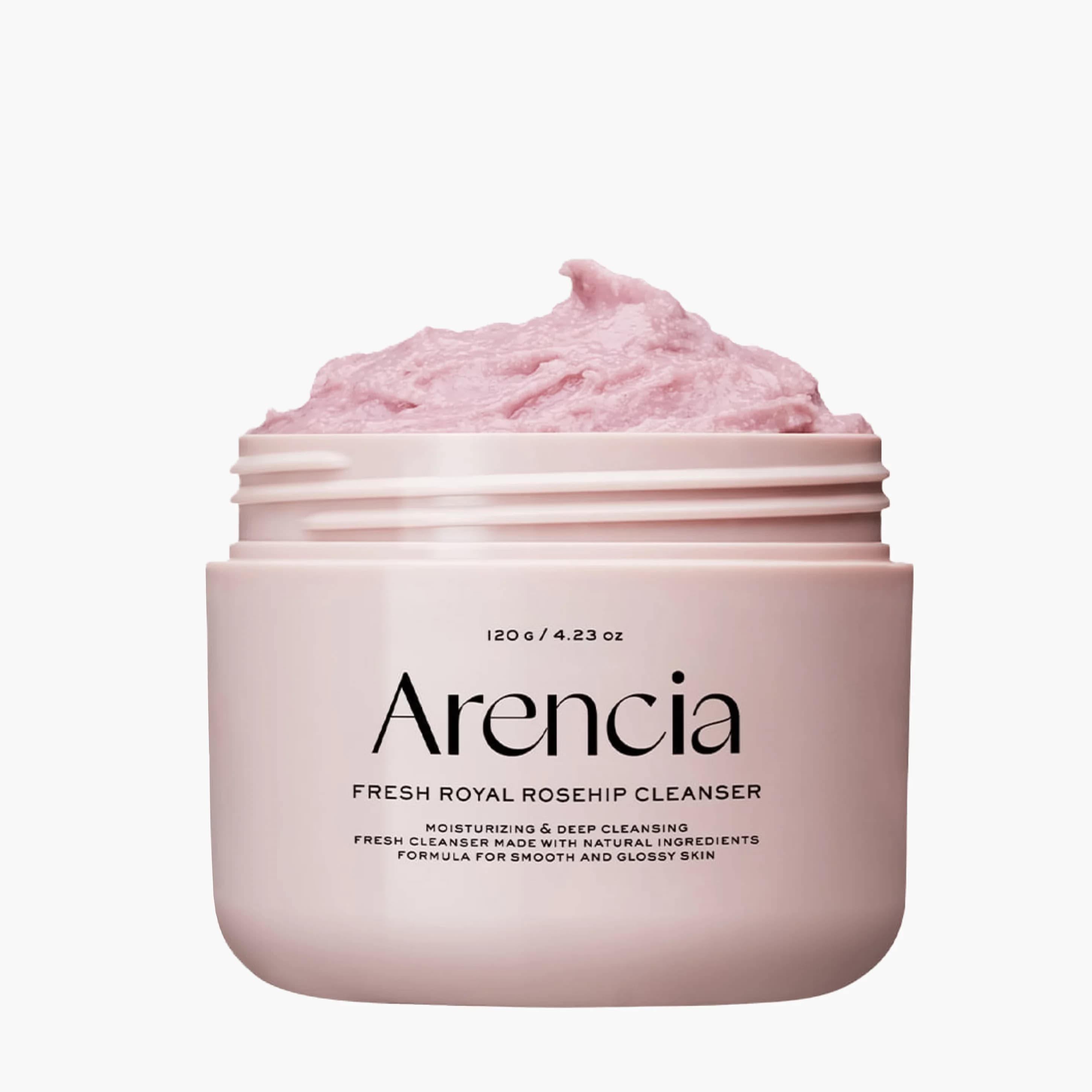 Пенка для глубокого очищения кожи с экстрактом шиповника | Arencia Fresh Rosehip Rice Mochi Cleanser 120g