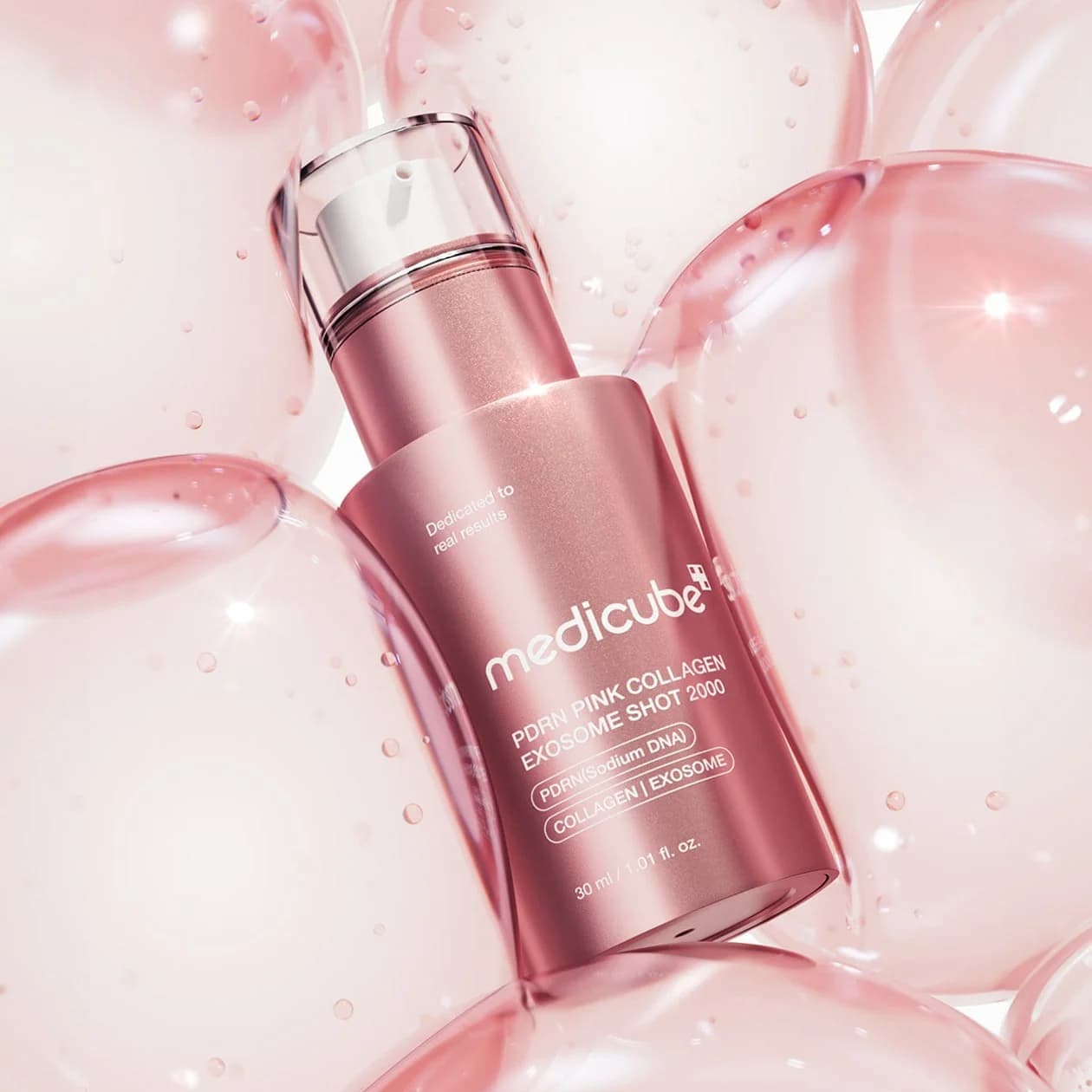 Сыворотка с PDRN и экзосомами | Medicube PDRN Pink Exosome Shot Serum 2000 30ml - фото 2
