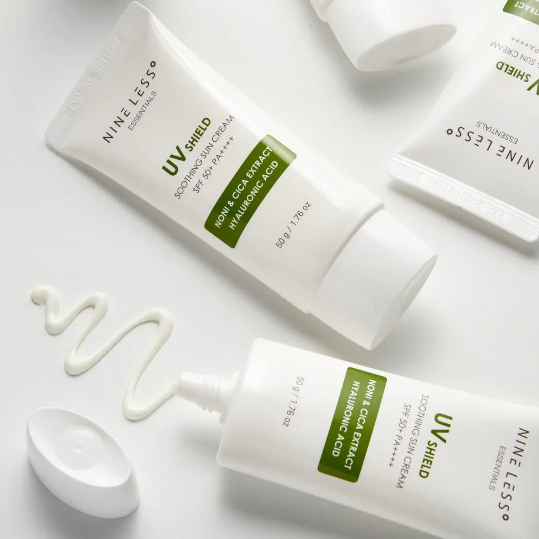 Солнцезащитный крем | NINE LESS Essentials UV Shield Soothing Sun Cream SPF 50+ PA++++ - фото 2