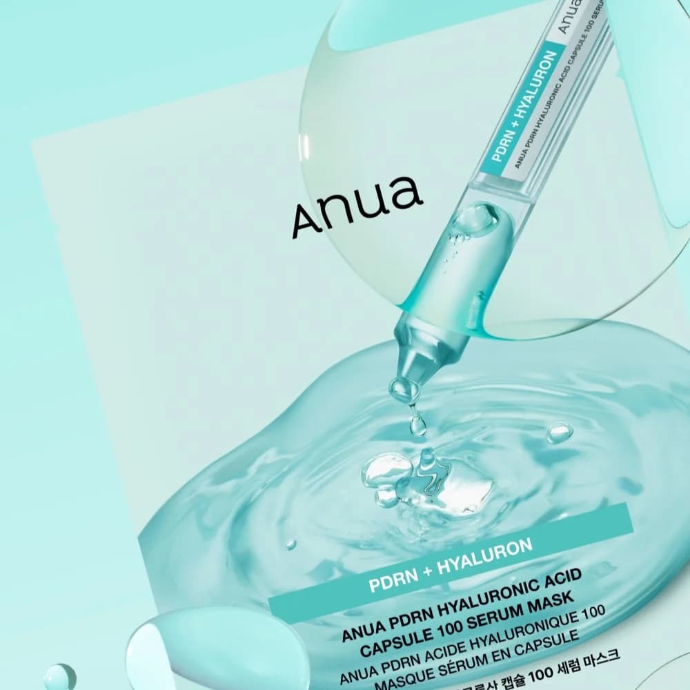 Маска тканевая с PDRN и гиалуроновой кислотой | ANUA PDRN Hyaluron 100 Serum Mask - фото 2