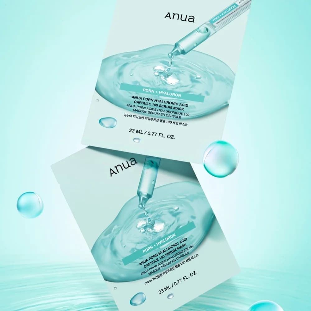 Маска тканевая с PDRN и гиалуроновой кислотой | ANUA PDRN Hyaluron 100 Serum Mask - фото 3