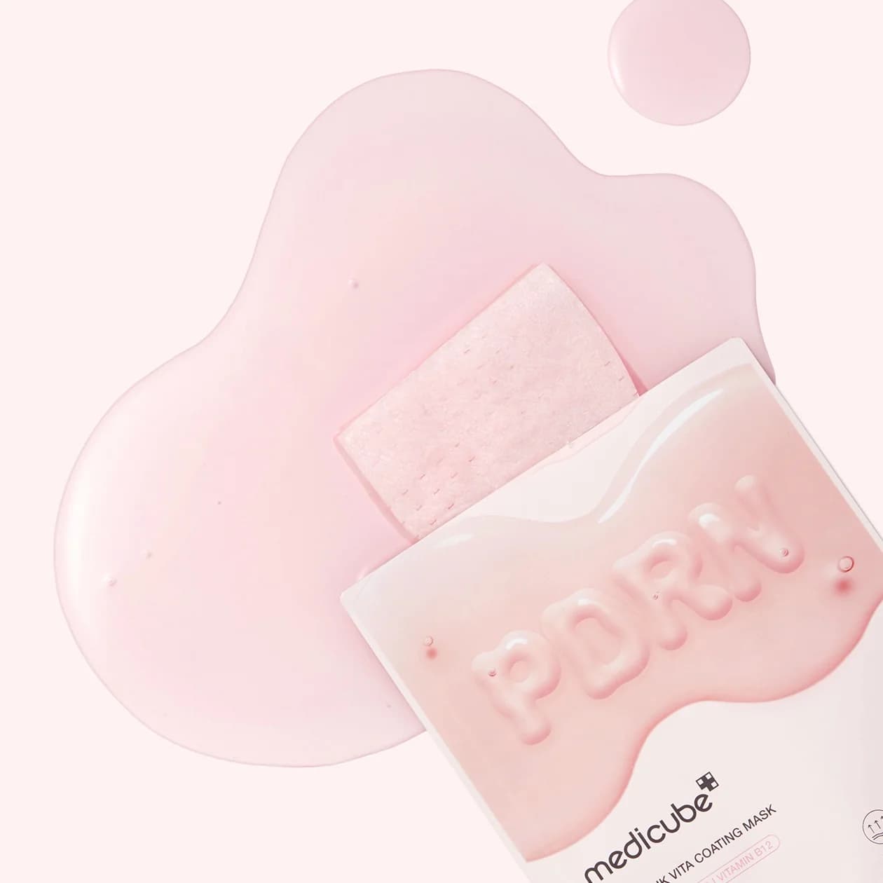 Маска тканевая с PDRN и коллагеном для сияния кожи | Medicube PDRN Pink Vita Coating Mask - фото 4