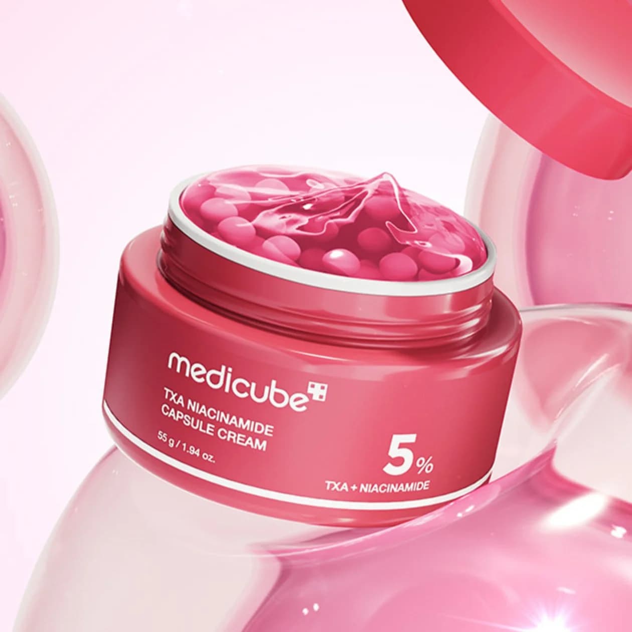 Крем капсульный с ниацинамидом | Medicube TXA Niacinamide Capsule Cream 55g - фото 2