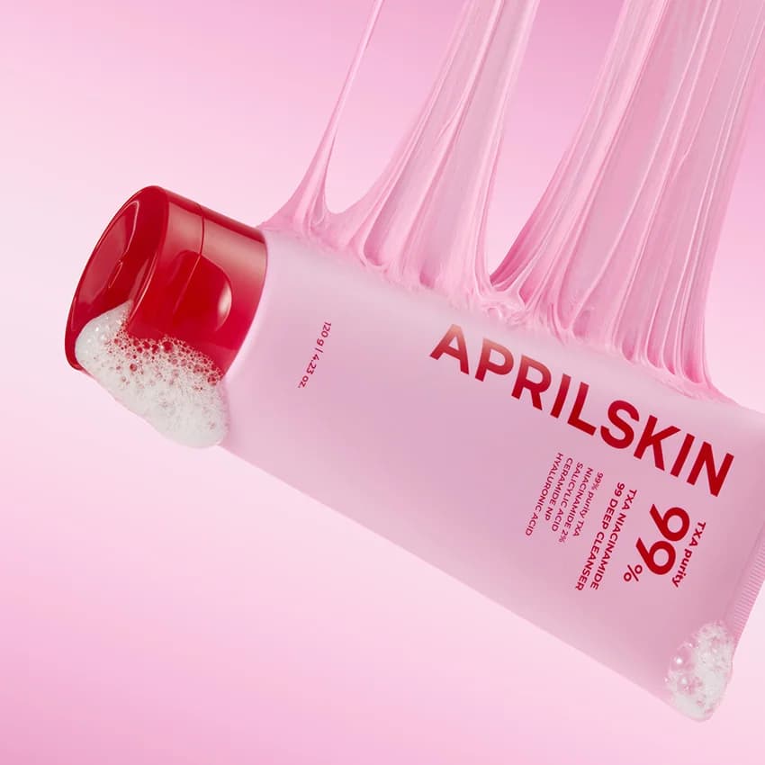 Пенка для умывания глубокоочищающая | APRILSKIN TXA NIACINAMIDE TONING SHOT 99 DEEP CLEANSER 120g - фото 3
