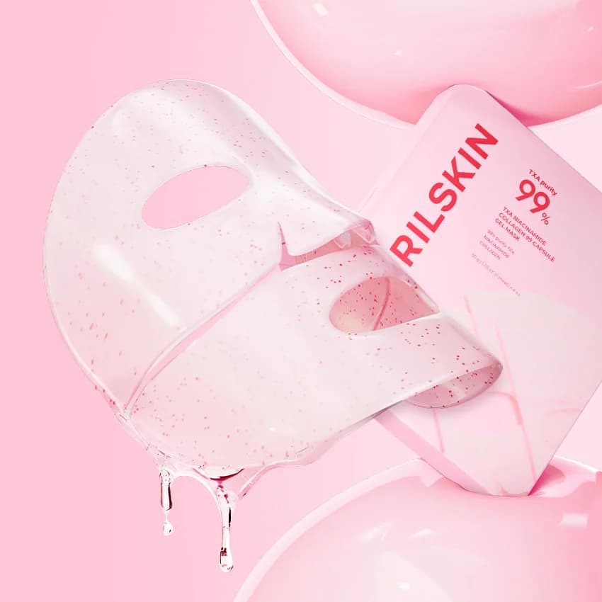 Маска гидрогелевая капсульная | APRILSKIN TXA NIACINAMIDE COLLAGEN 99 CAPSULE GEL MASK - фото 4