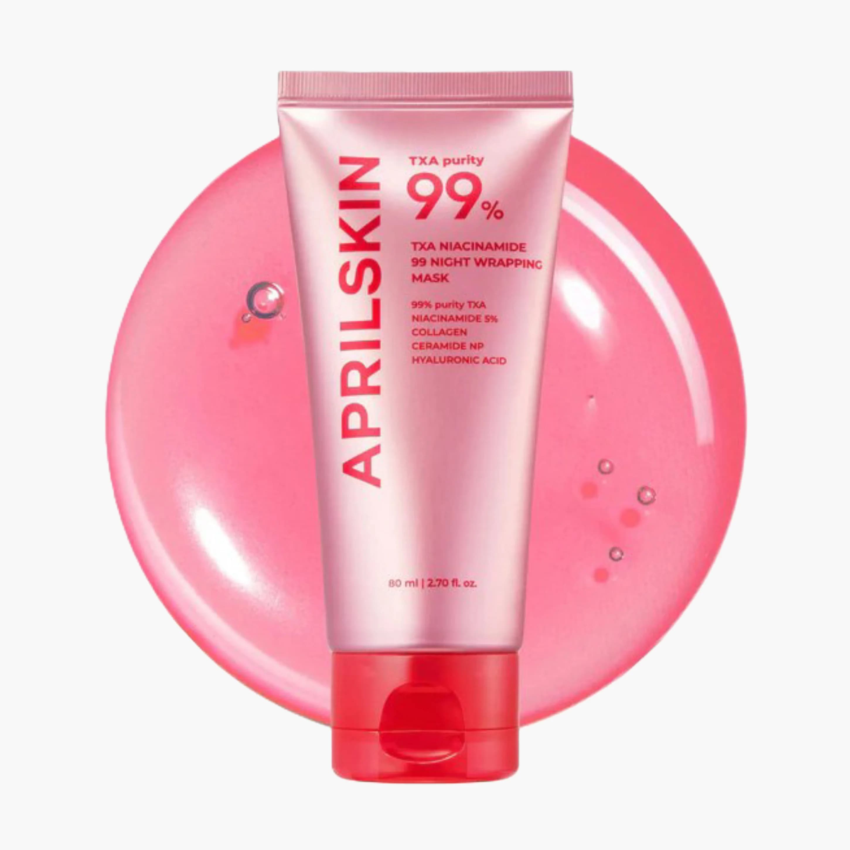 Маска ночная | APRILSKIN TXA NIACINAMIDE 99 NIGHT WRAPPING MASK 80ml