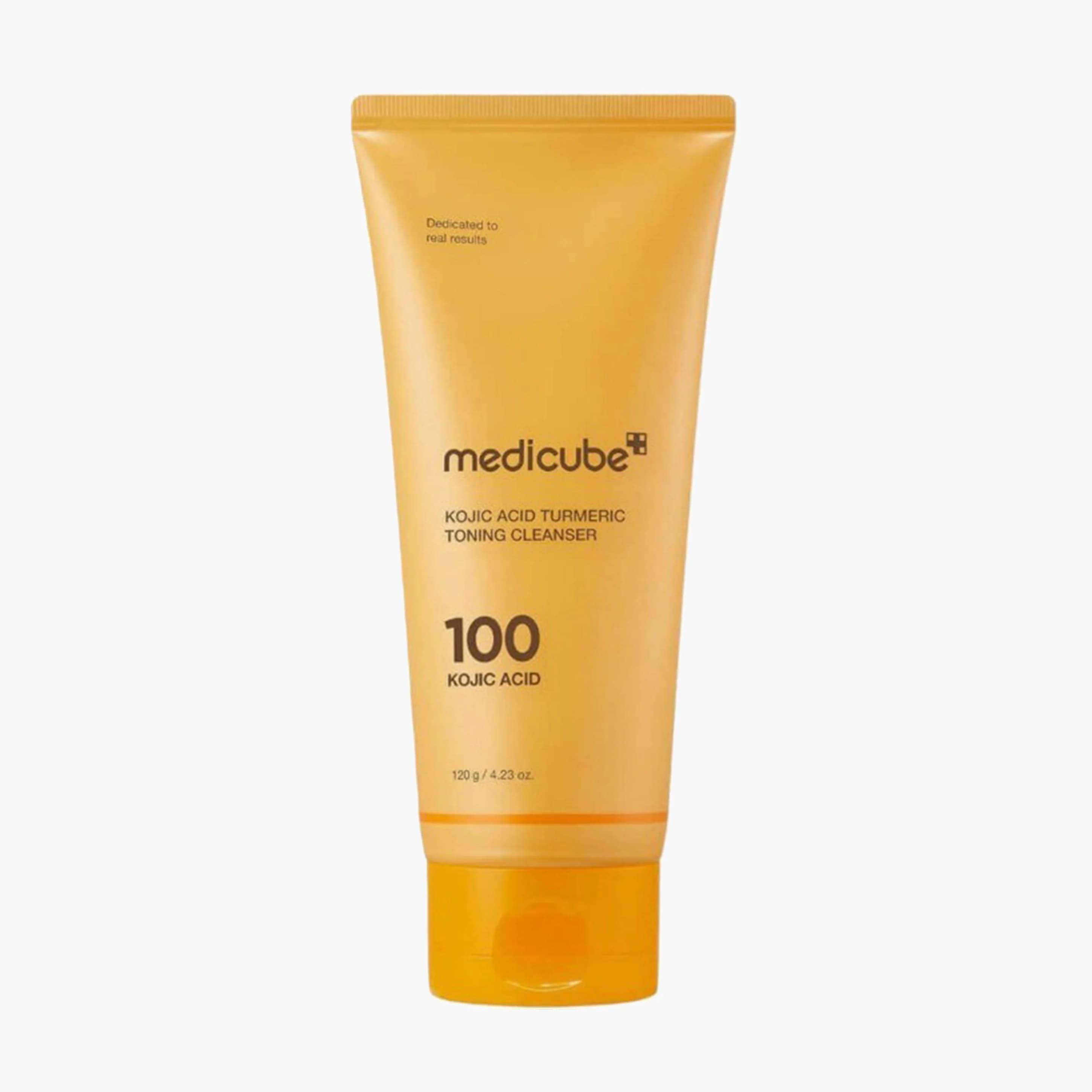 Пенка c коевой кислотой и куркумой | Medicube Kojic Acid Turmeric Toning Cleanser 120g